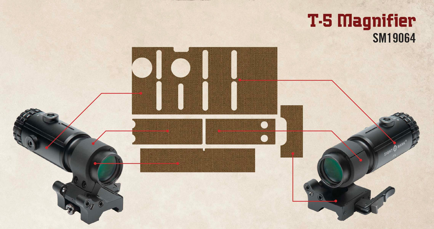 Coyote Brown skin for T-5 Magnifier