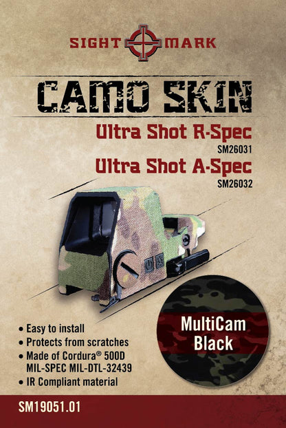 Multicam Black skin for Ultra Shot R-Spec and A-Spec Reflex Sights