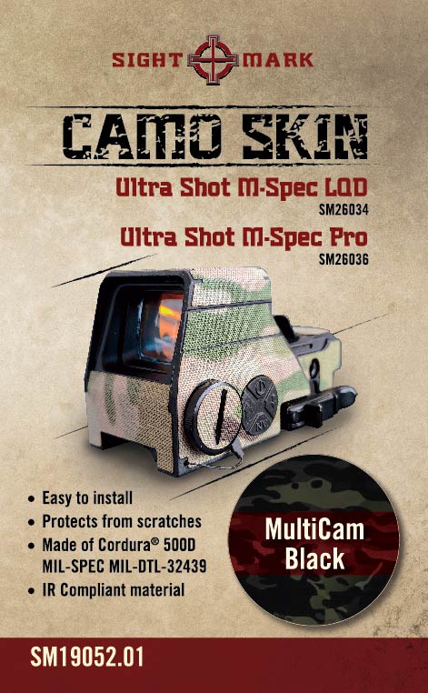 Multicam Black skin for Ultra Shot M-Spec LQD and Pro Reflex Sights