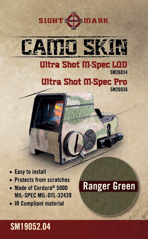 Ranger Green skin for Ultra Shot M-Spec LQD and Pro Reflex Sights