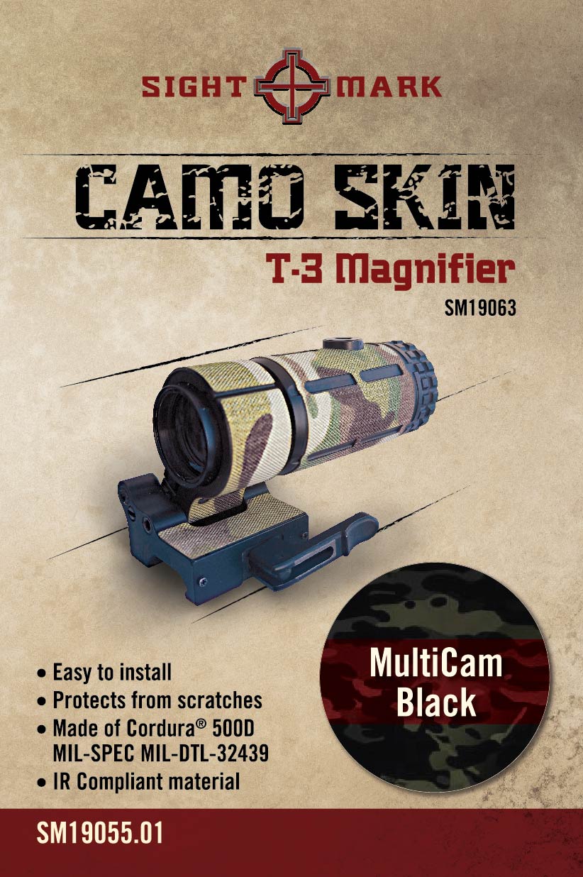 Multicam Black for skin T-3 Magnifier