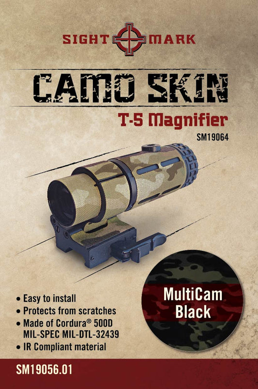 Multicam Black skin for T-5 Magnifier