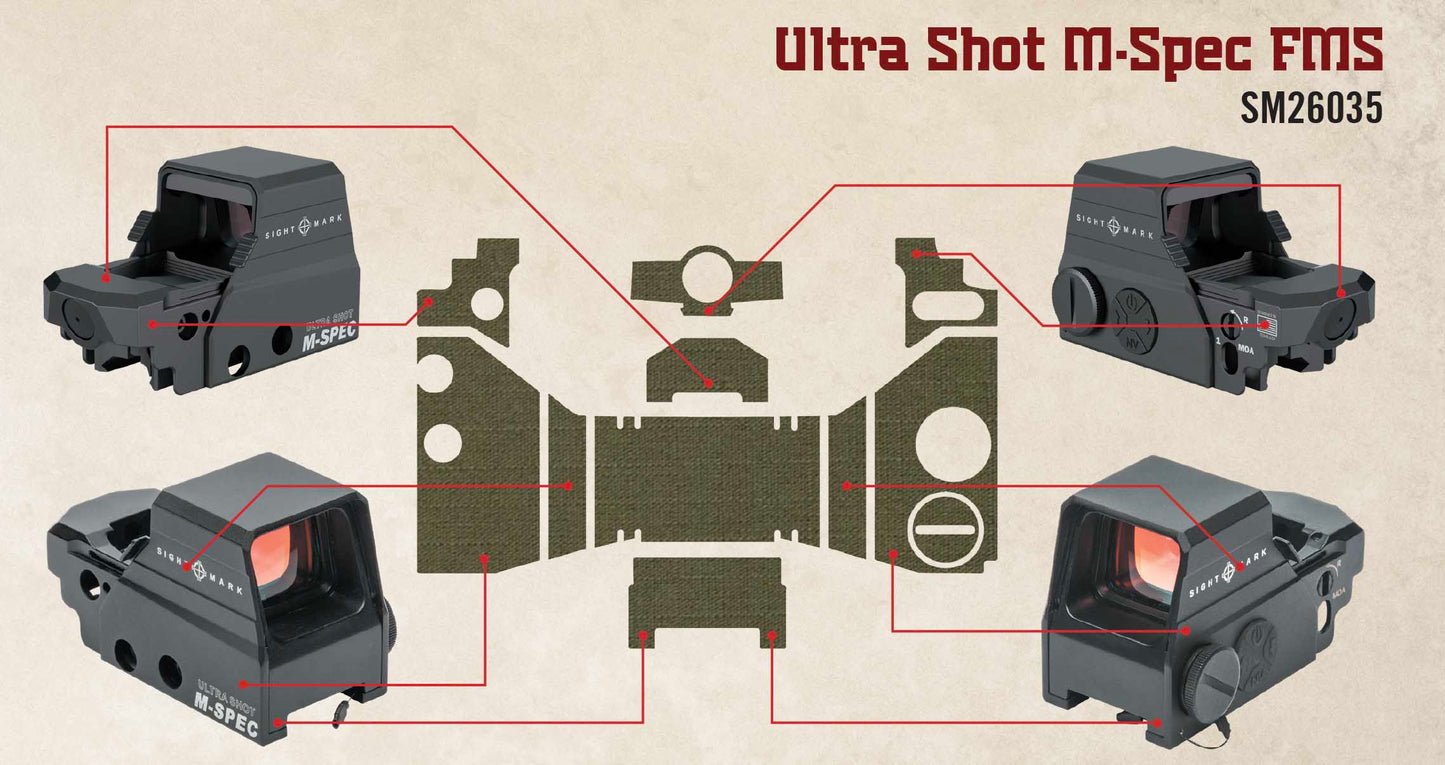 Ranger Green skin for Ultra Shot M-Spec FMS Reflex Sights