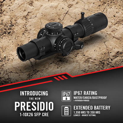 Sightmark Presidio 1-6x24 CR1 SFP, Zielfernrohr