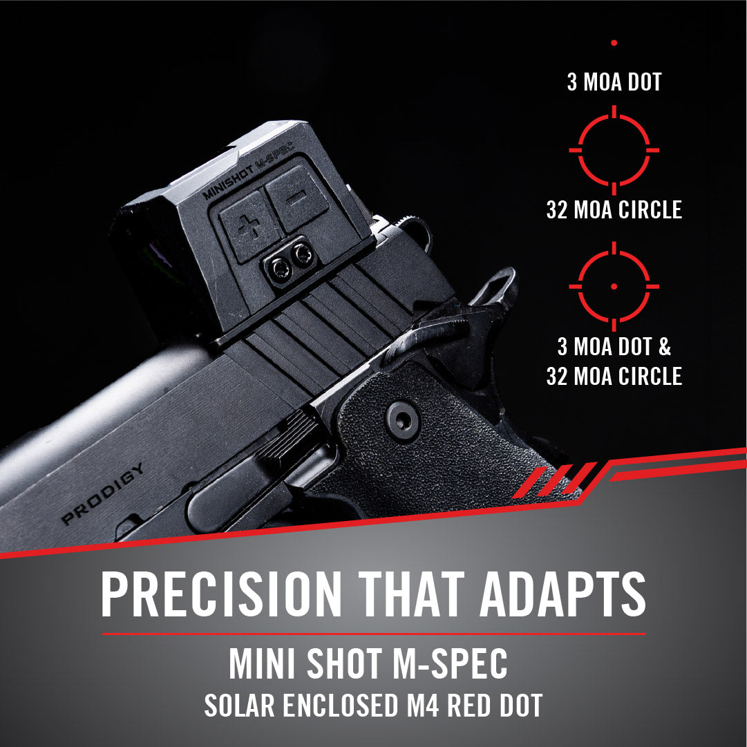 Sightmark Minishot M-Spec Solar Enclosed M4 Red Dot