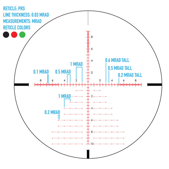 Sightmark Latitude 6.25-25x56 PRS Riflescope