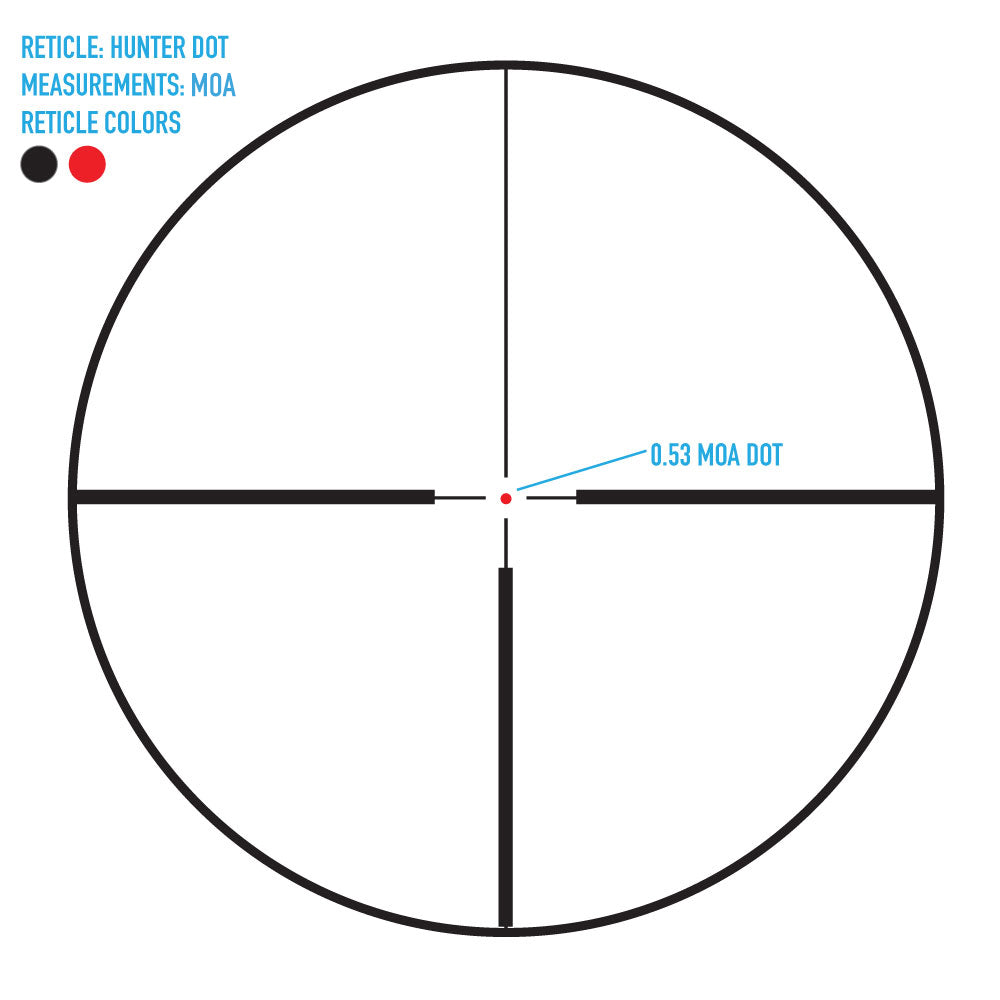 Visor telescópico Sightmark Core HX 3-12x56 HDR Hunter Dot