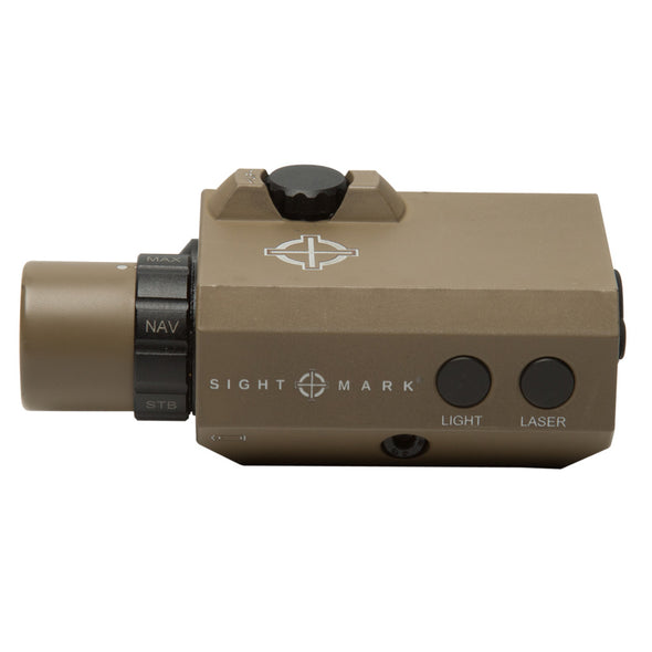 Sightmark LoPro Mini Combo Flashlight and Green Laser Sight - Dark Earth